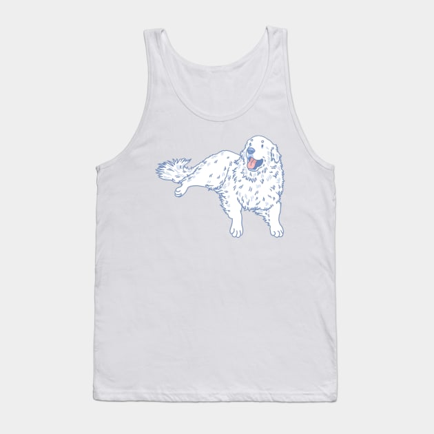 Great Pyrenees Tank Top by Csieben